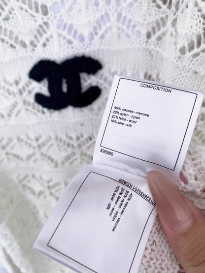 Openwork Knit Sweater