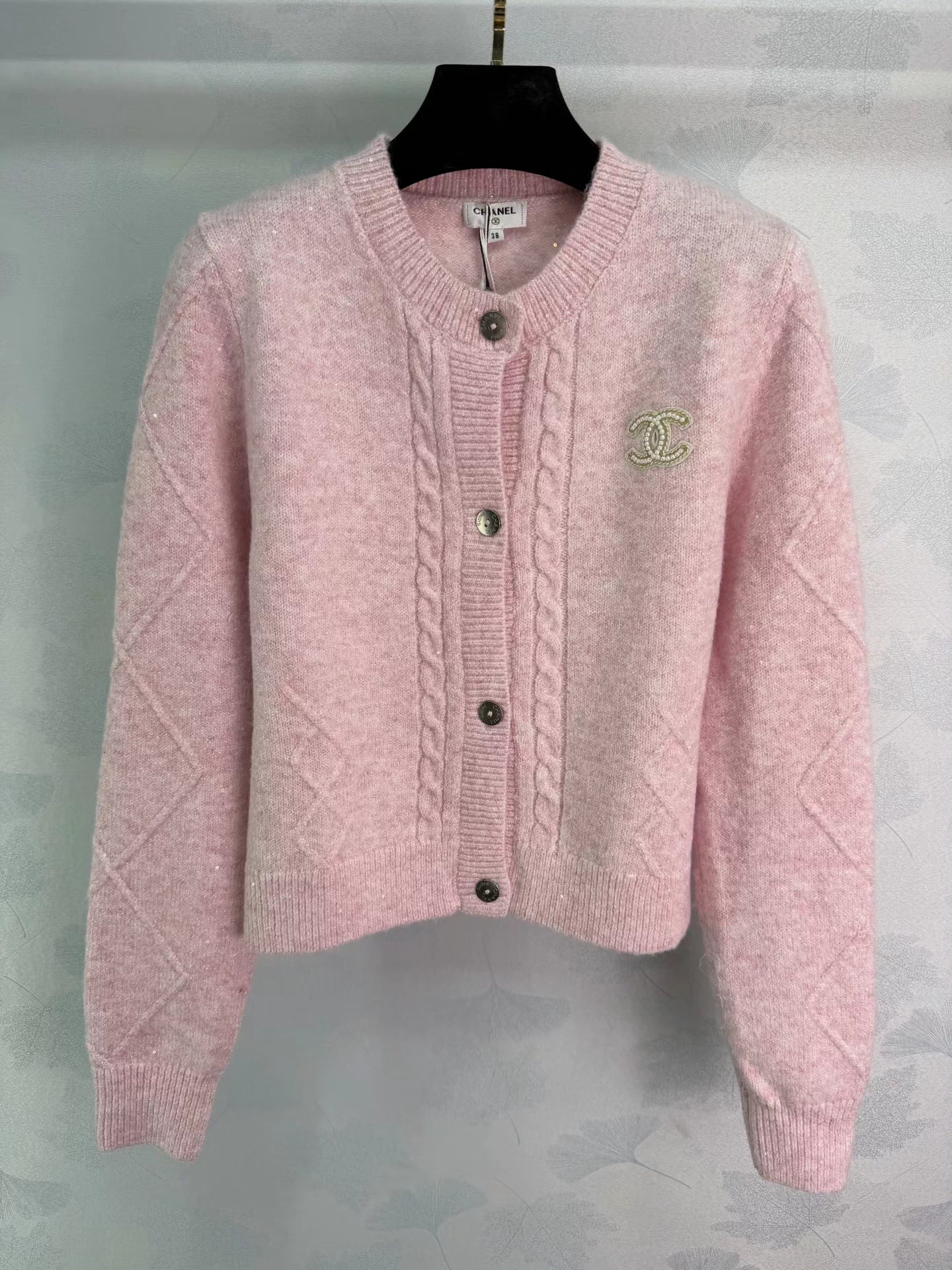 Cable-knit cardigan
