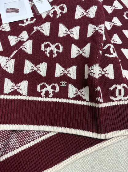 Jacquard Crew Neck Knit Sweater