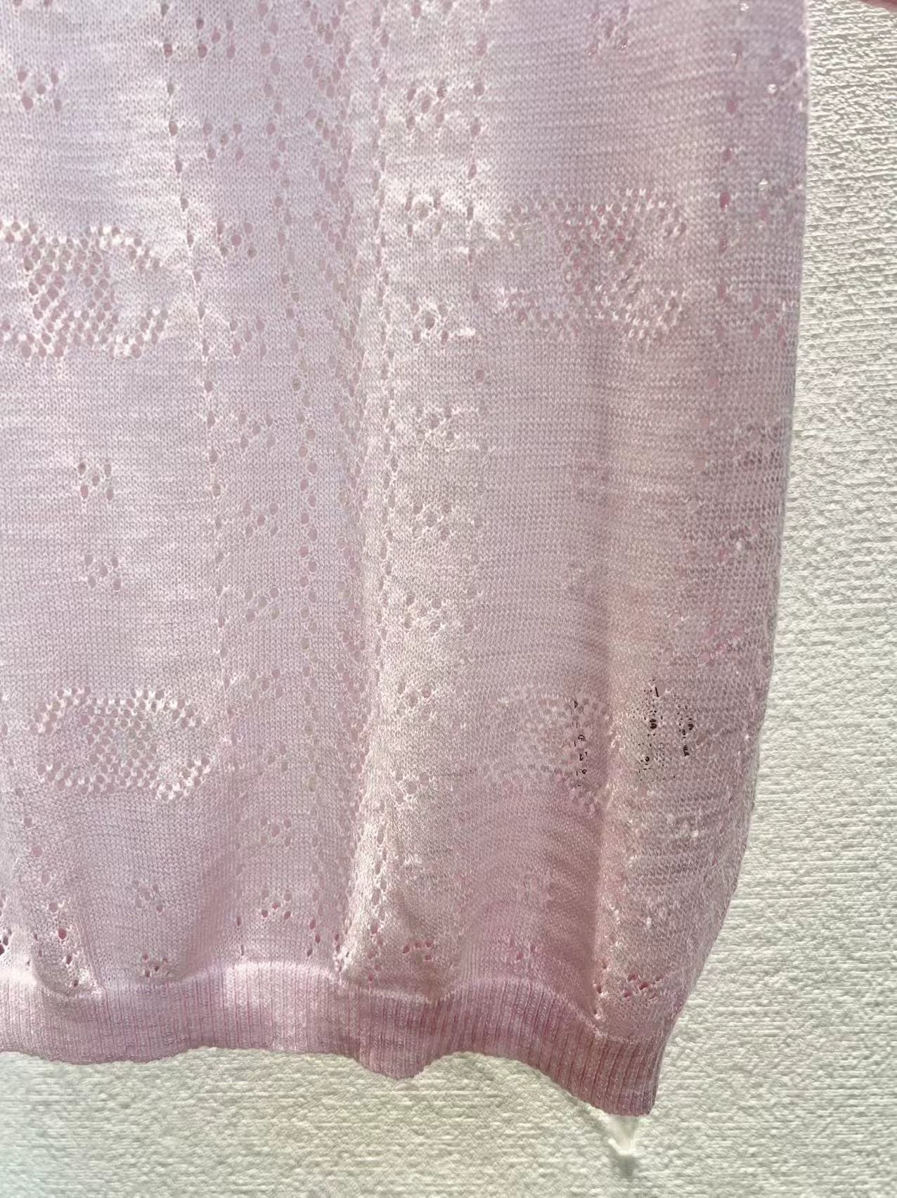 26ss Openwork Knit T-shirt