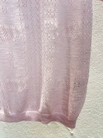 26ss Openwork Knit T-shirt