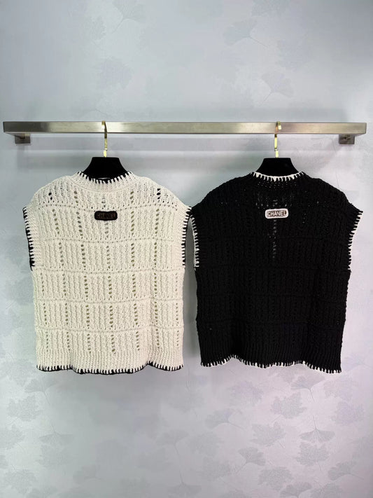 Crochet Knit Vest
