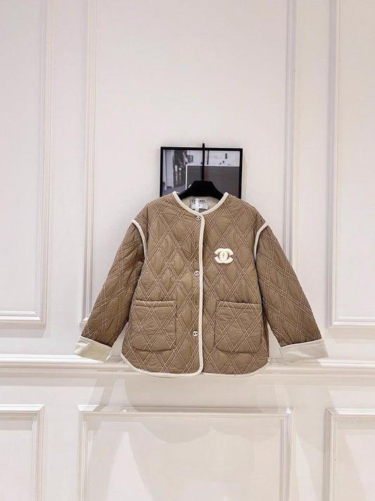 Diamond Pattern Cotton Jacket