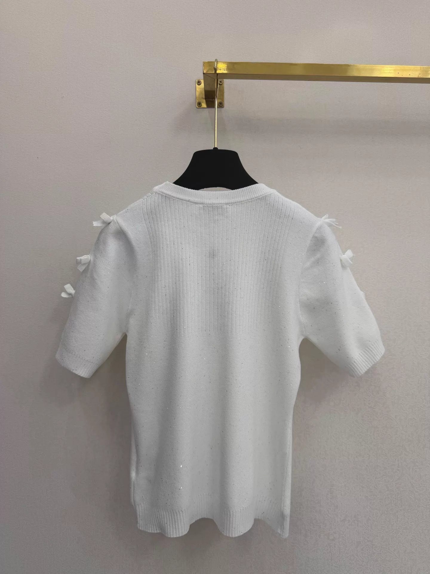 26ss Bow Knit T-Shirt
