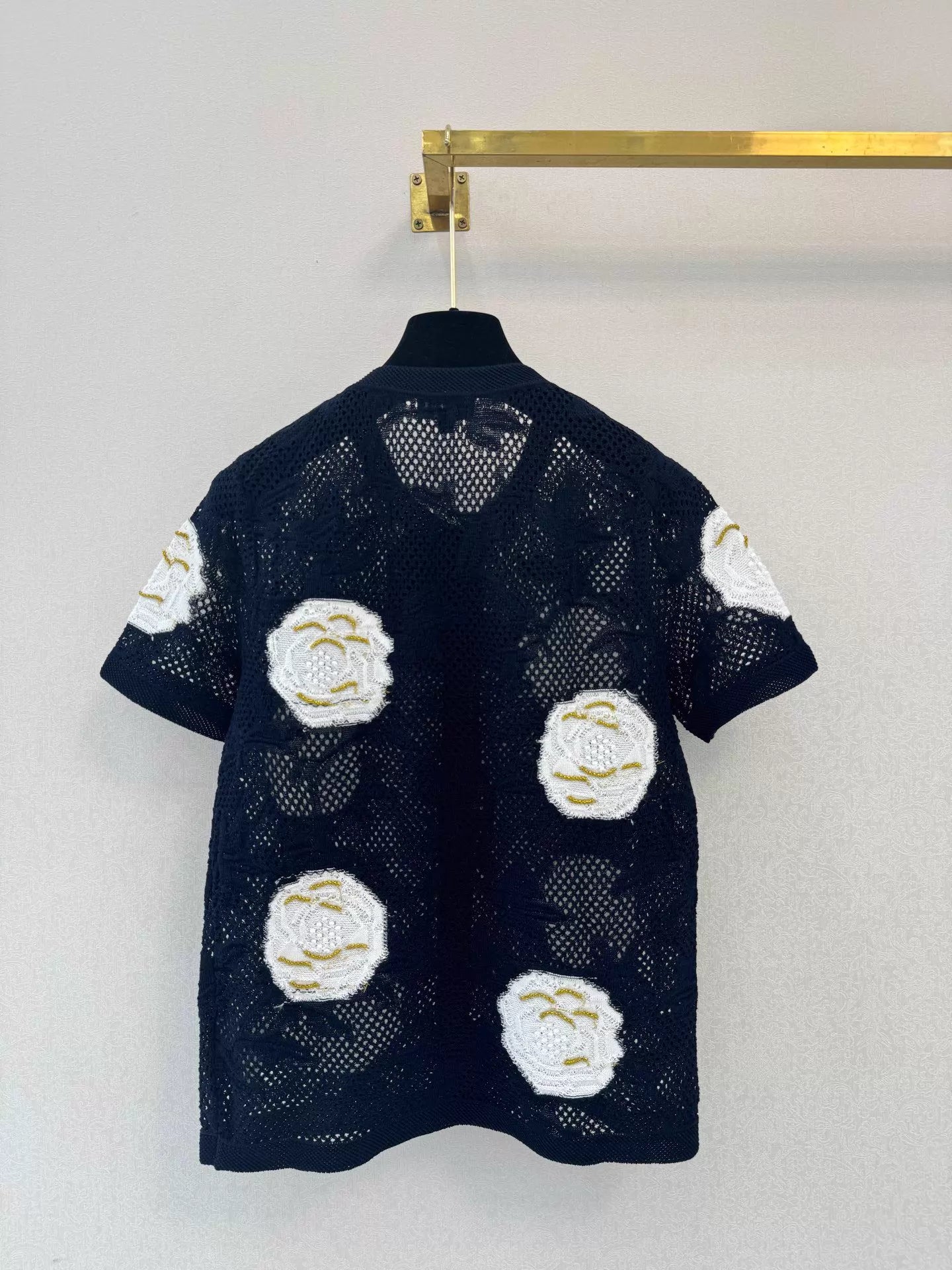 26ss Logo Embroidered T-shirt