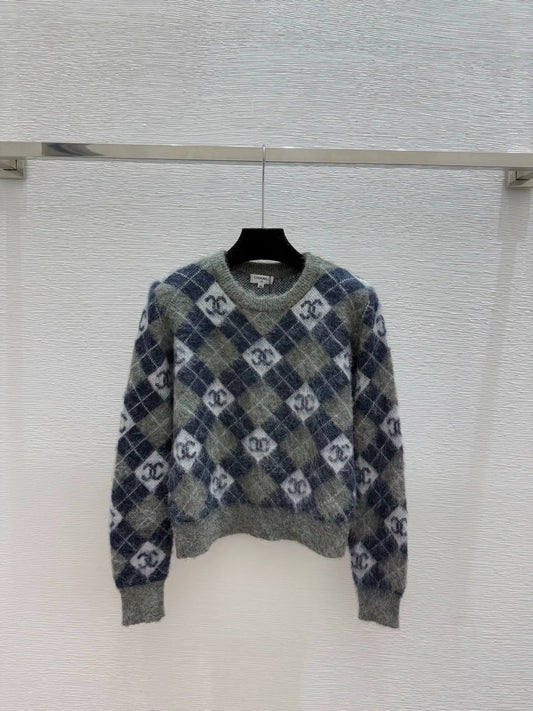 Checkered sweater