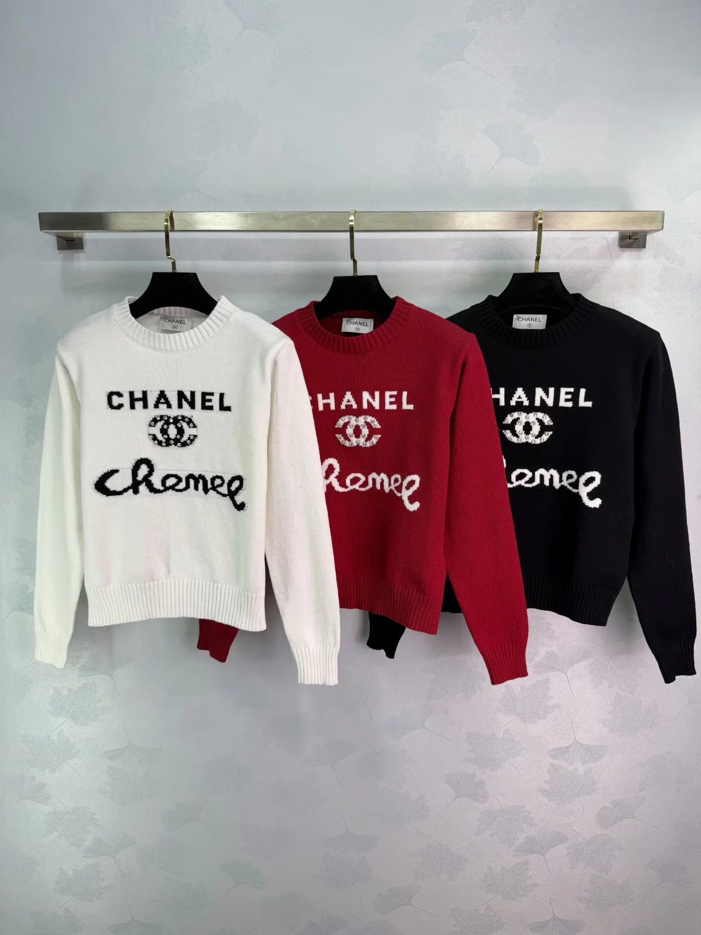 Letter Jacquard Sweater
