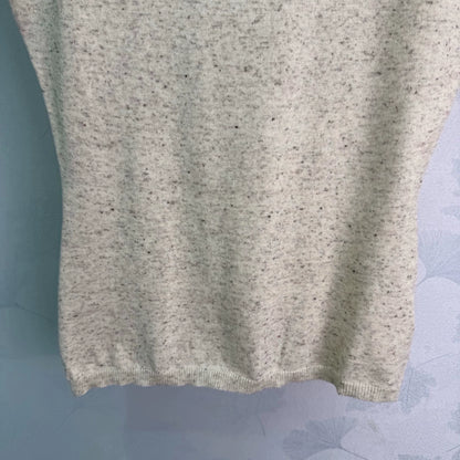Chanel / 26 Early Autumn New Round Neck Short Sleeve Knit Top