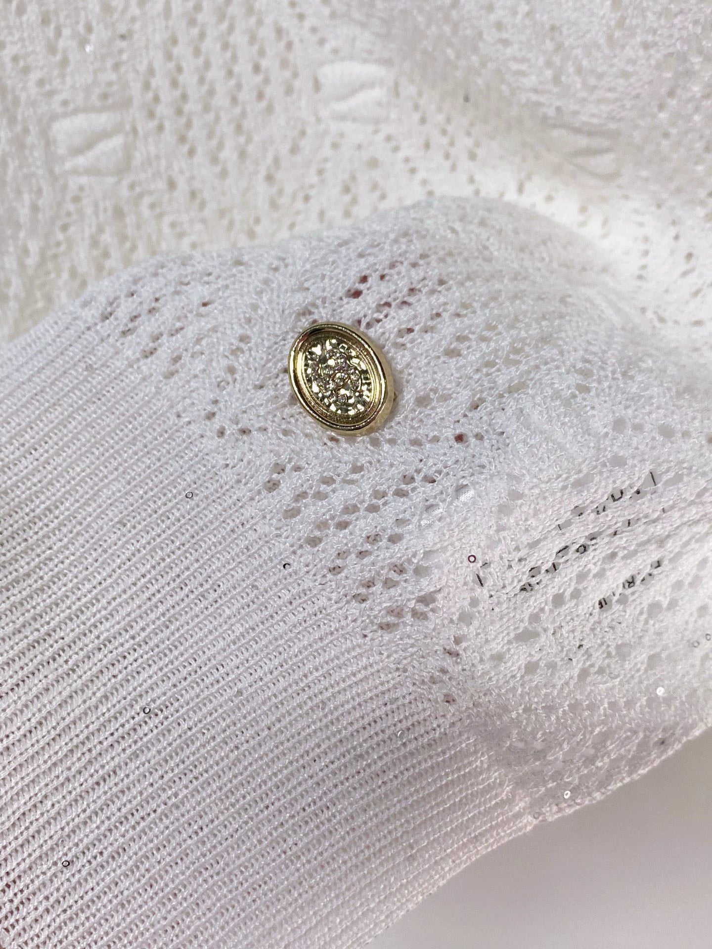 26ss Hollow-out knit T-shirt