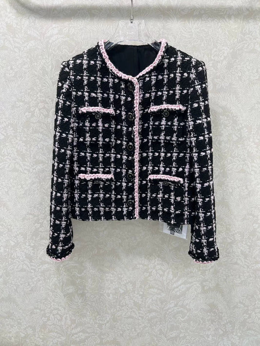 Knitted dress with tied edges, short jacket