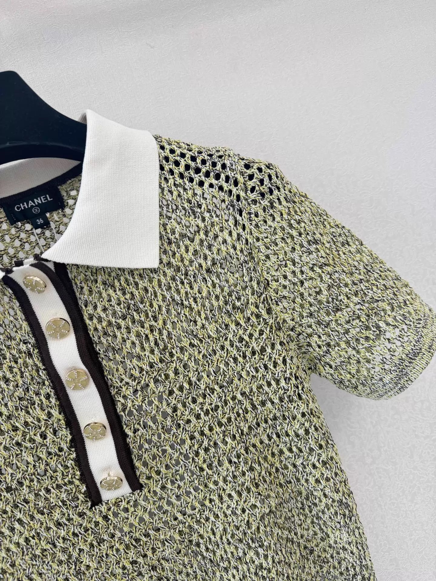 26ss Collared Knit T-Shirt