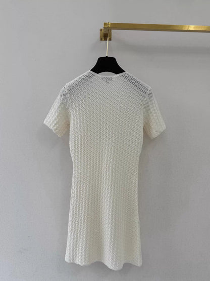 26ss Button Round Neck T-Shirt/Dress