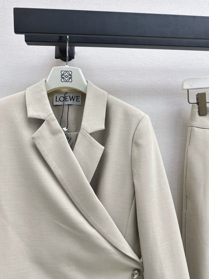 25fw Side button decorative suit jacket