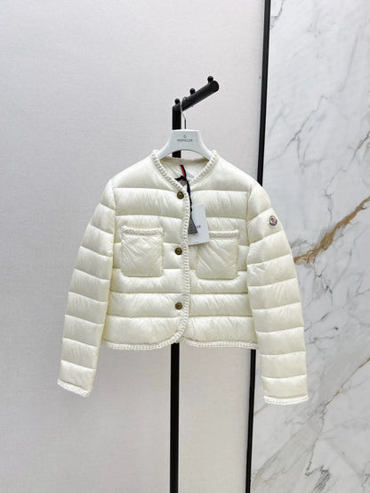 25fw Knitted and spliced down jacket