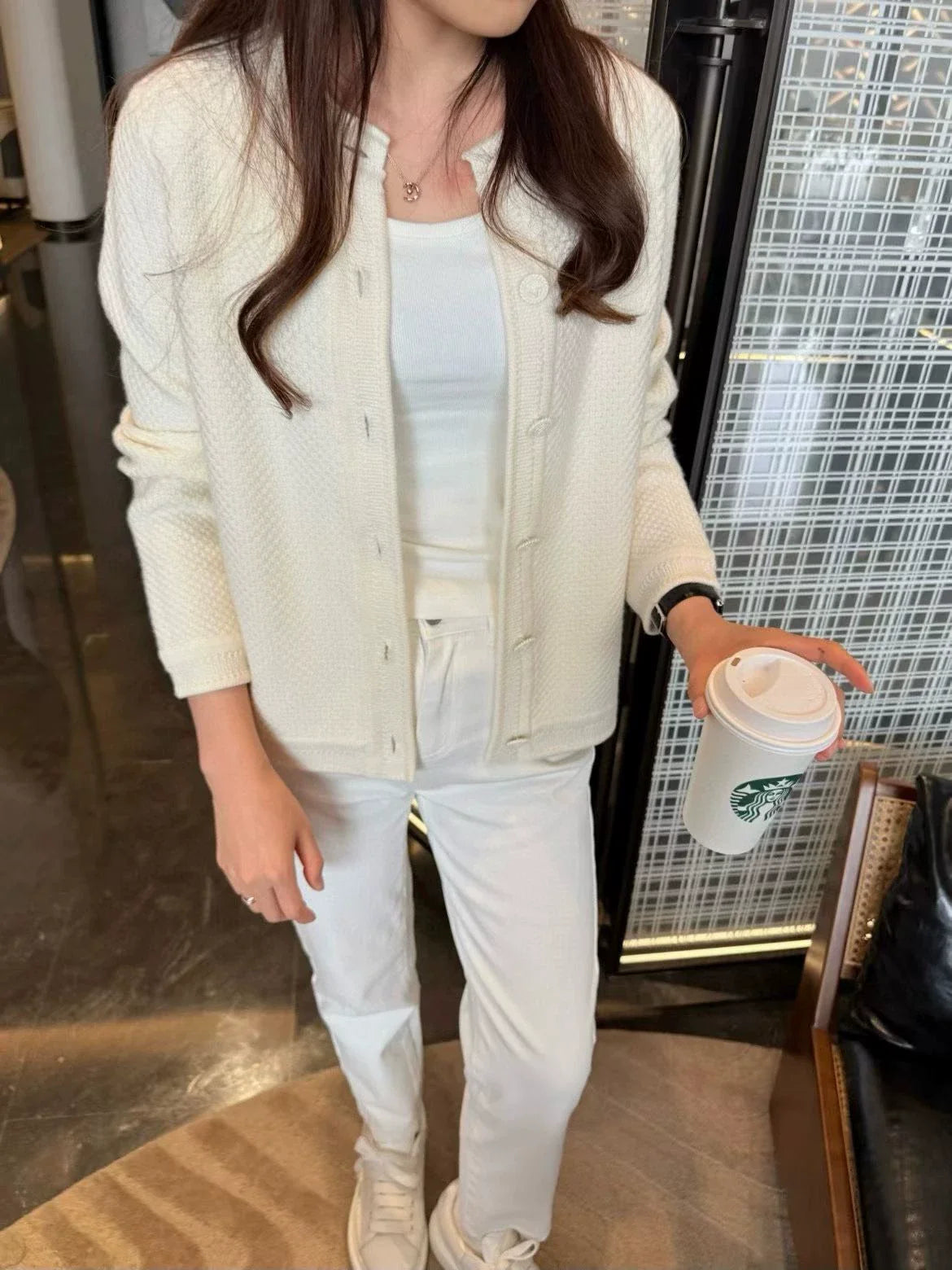 New wool cardigan