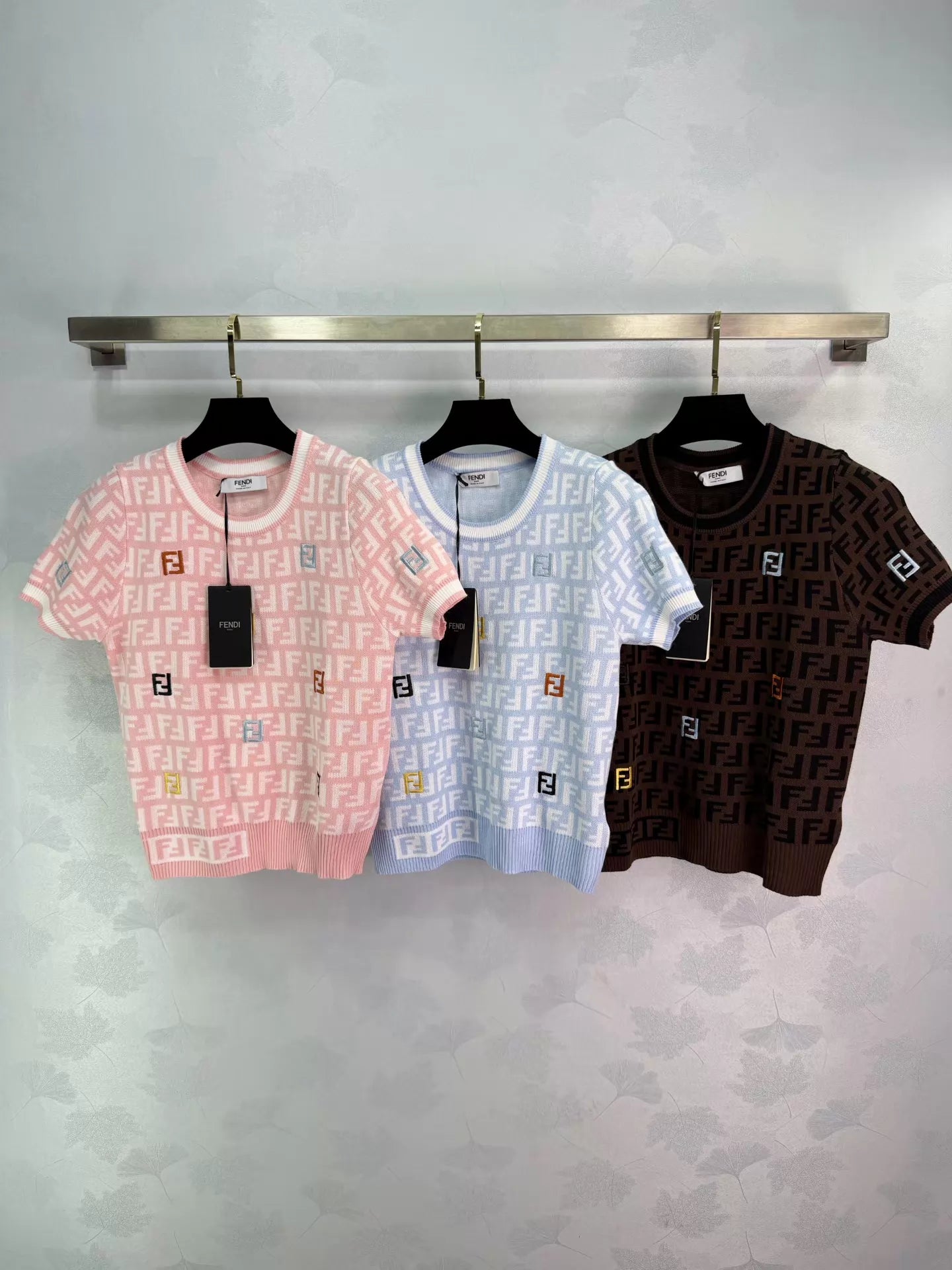 26ss Jacquard Knit T-shirt