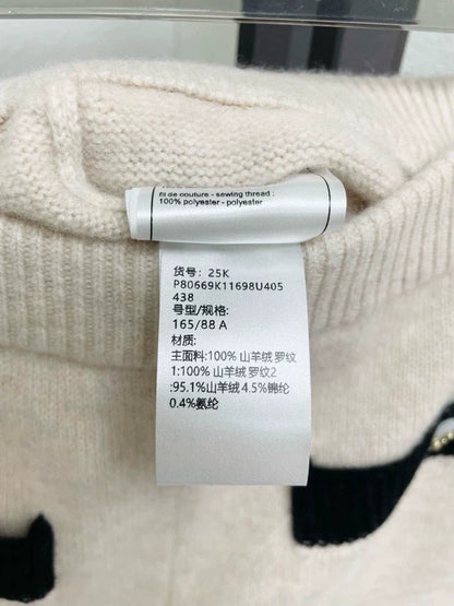 Color blocking small bow logo button down pants