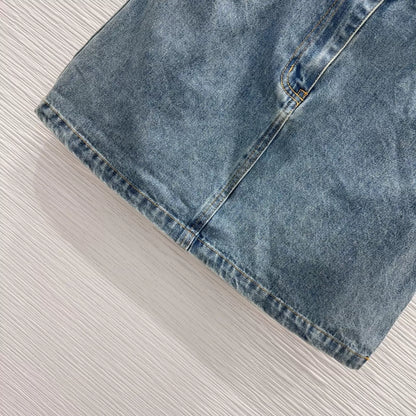 26ss Denim Midi Skirt