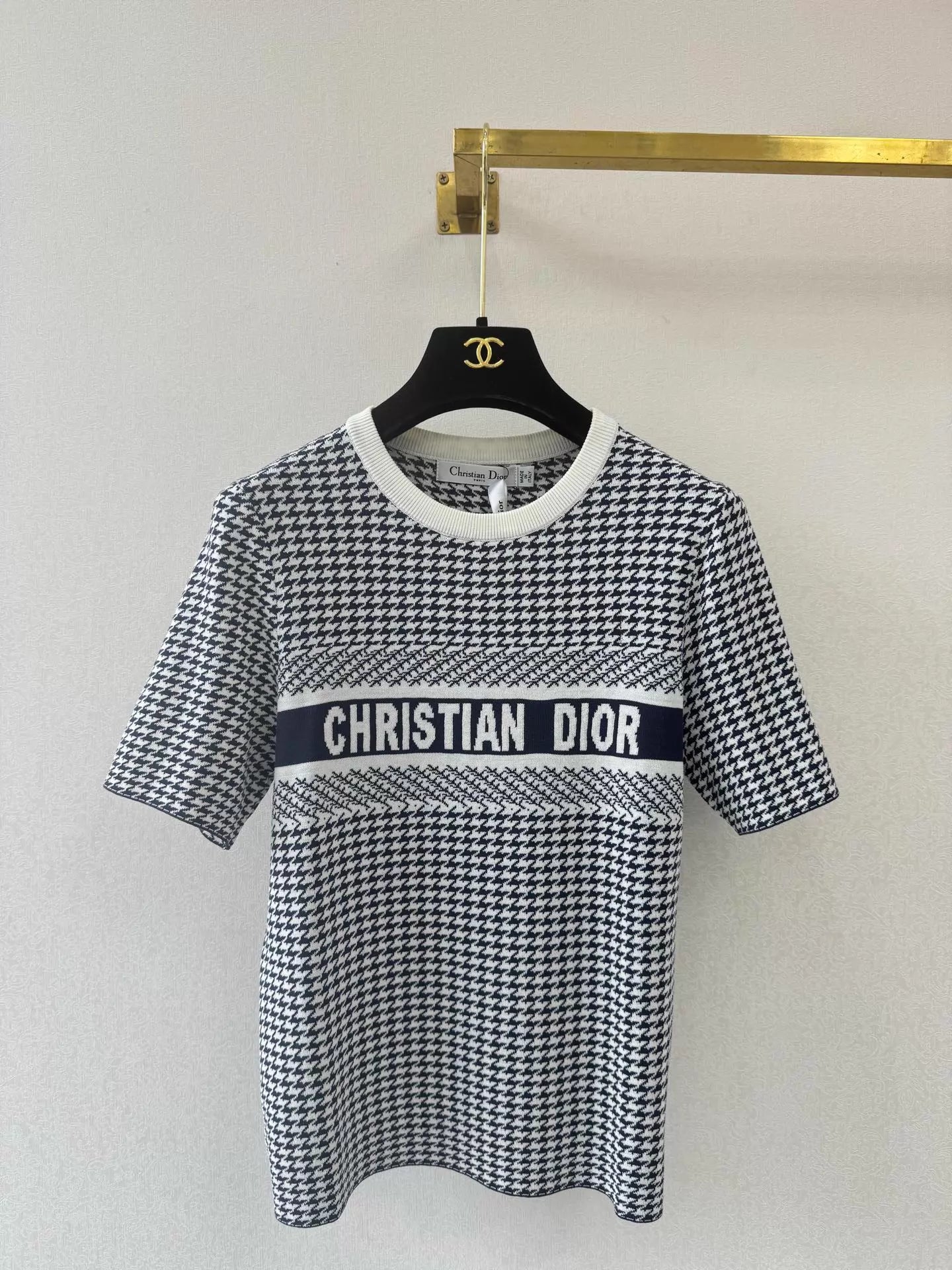 26ss Tweed Knit T-Shirt