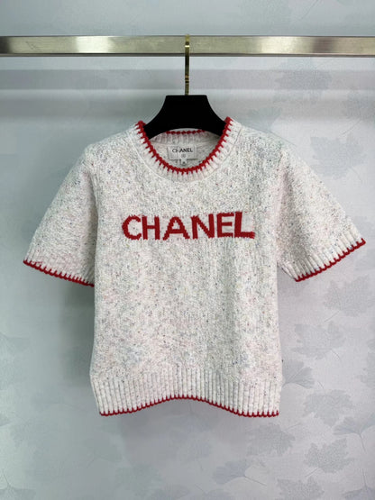 Knitted Short-Sleeve T-Shirt