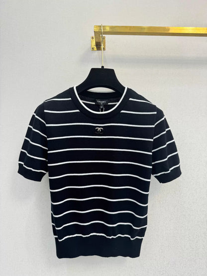 26ss Striped Knit T-shirt