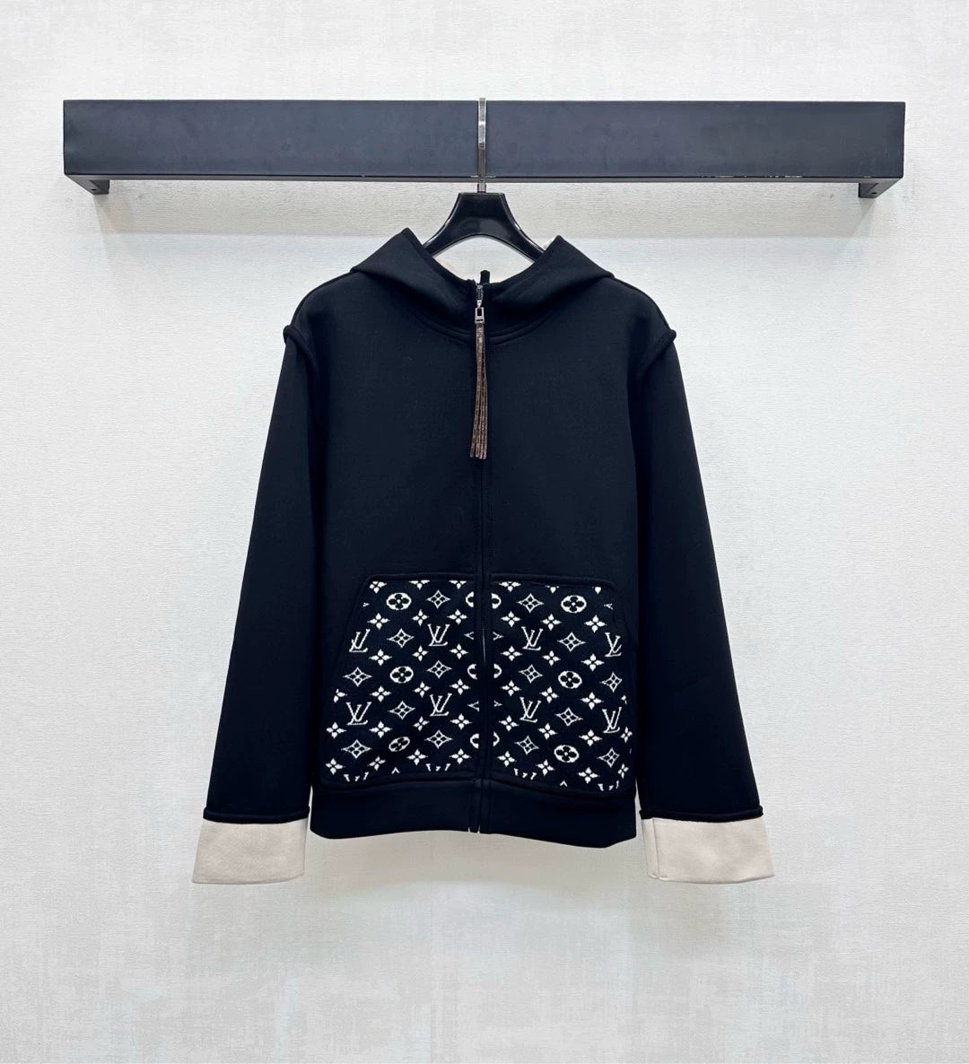 Louis Vuitton /26New Season Hooded Jacquard Jacket & Trousers Set