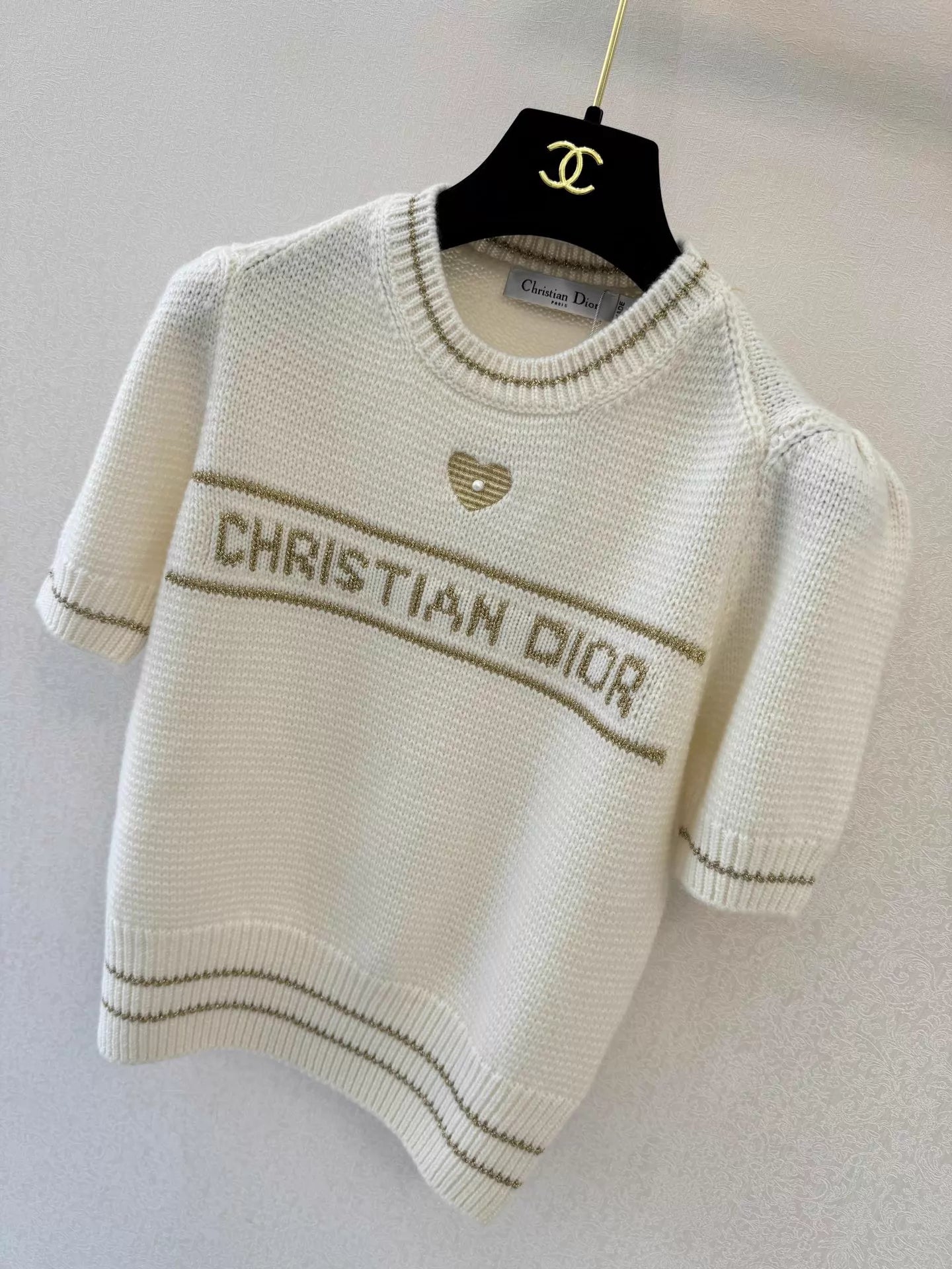 26ss Short-sleeved knit sweater