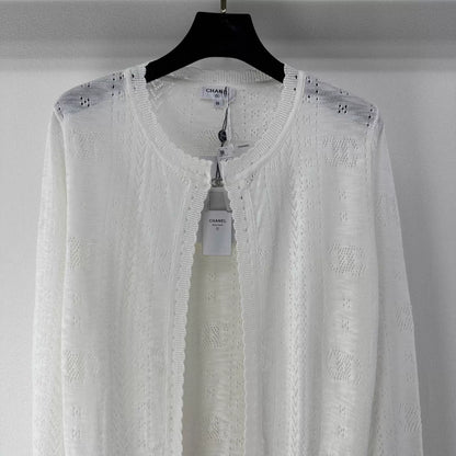 26ss Openwork cardigan