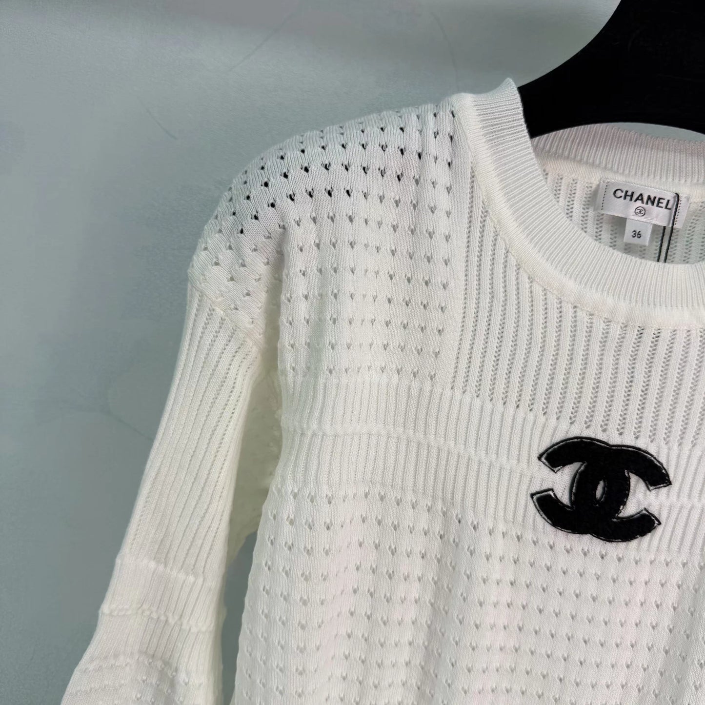 Openwork Knit Sweater