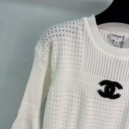 Openwork Knit Sweater