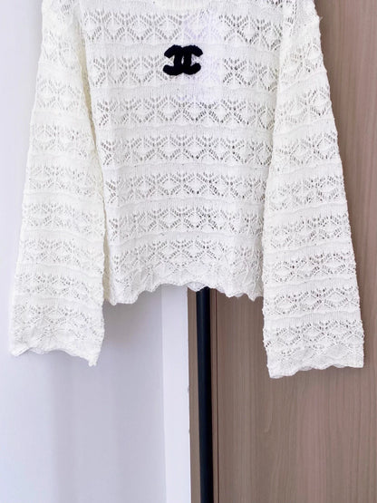 Openwork Knit Sweater