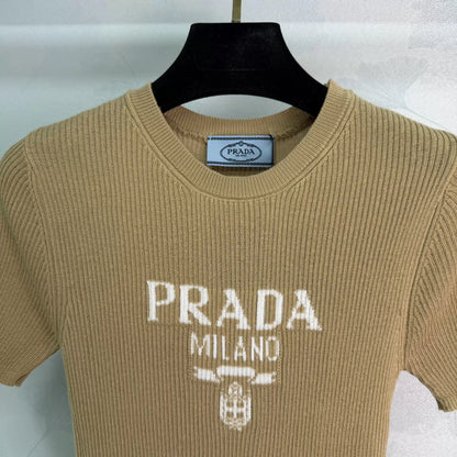 26ss Crew Neck Knit T-Shirt