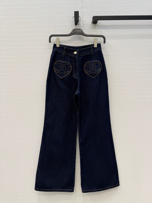 Heart Logo Jeans