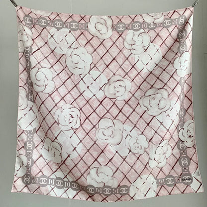 C 25 Camellia Pink Scarf
