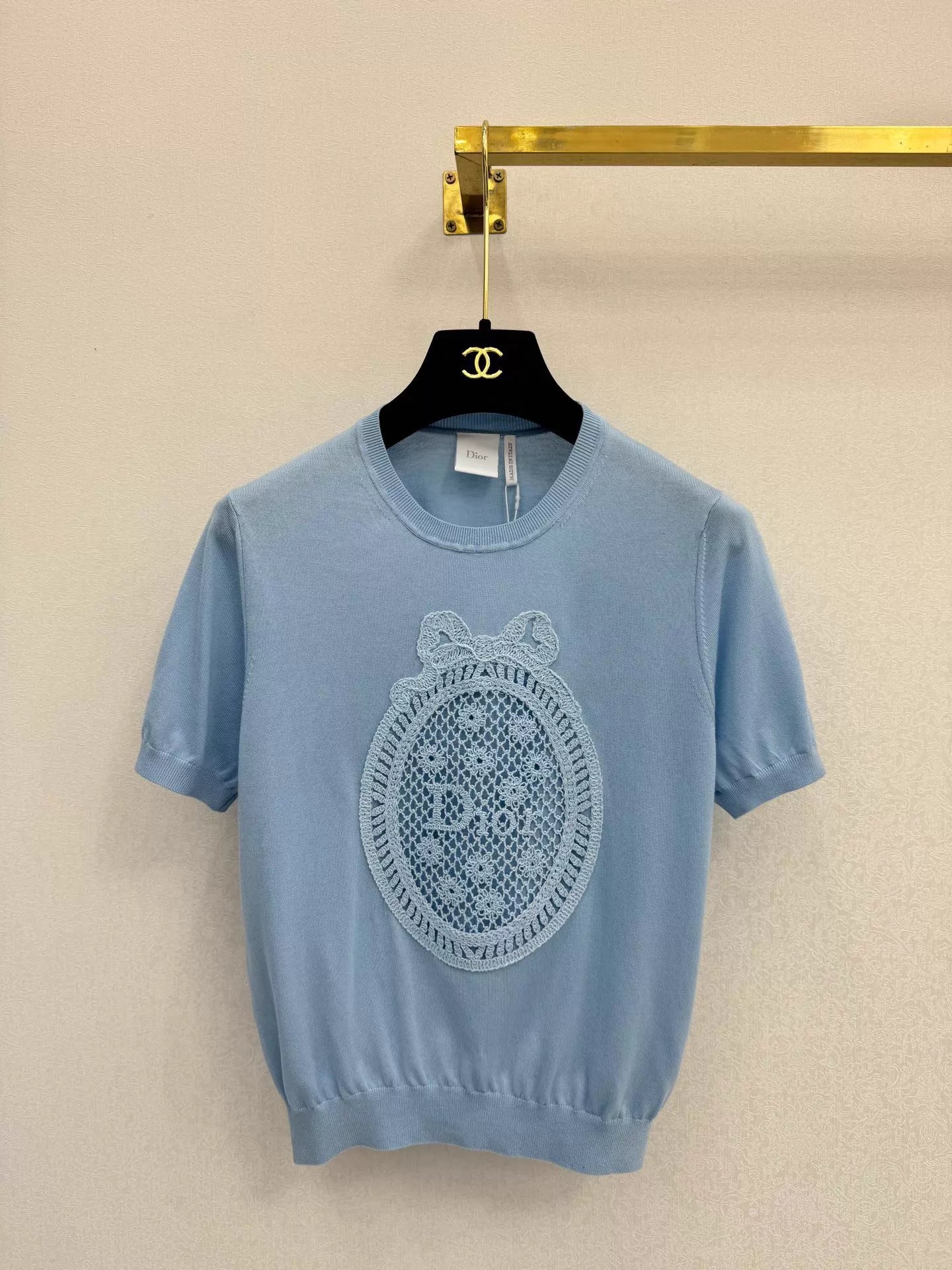 26ss Crew neck knit T-shirt