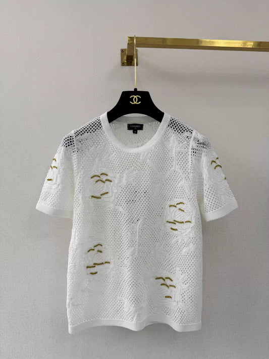 26ss Openwork Knit T-shirt