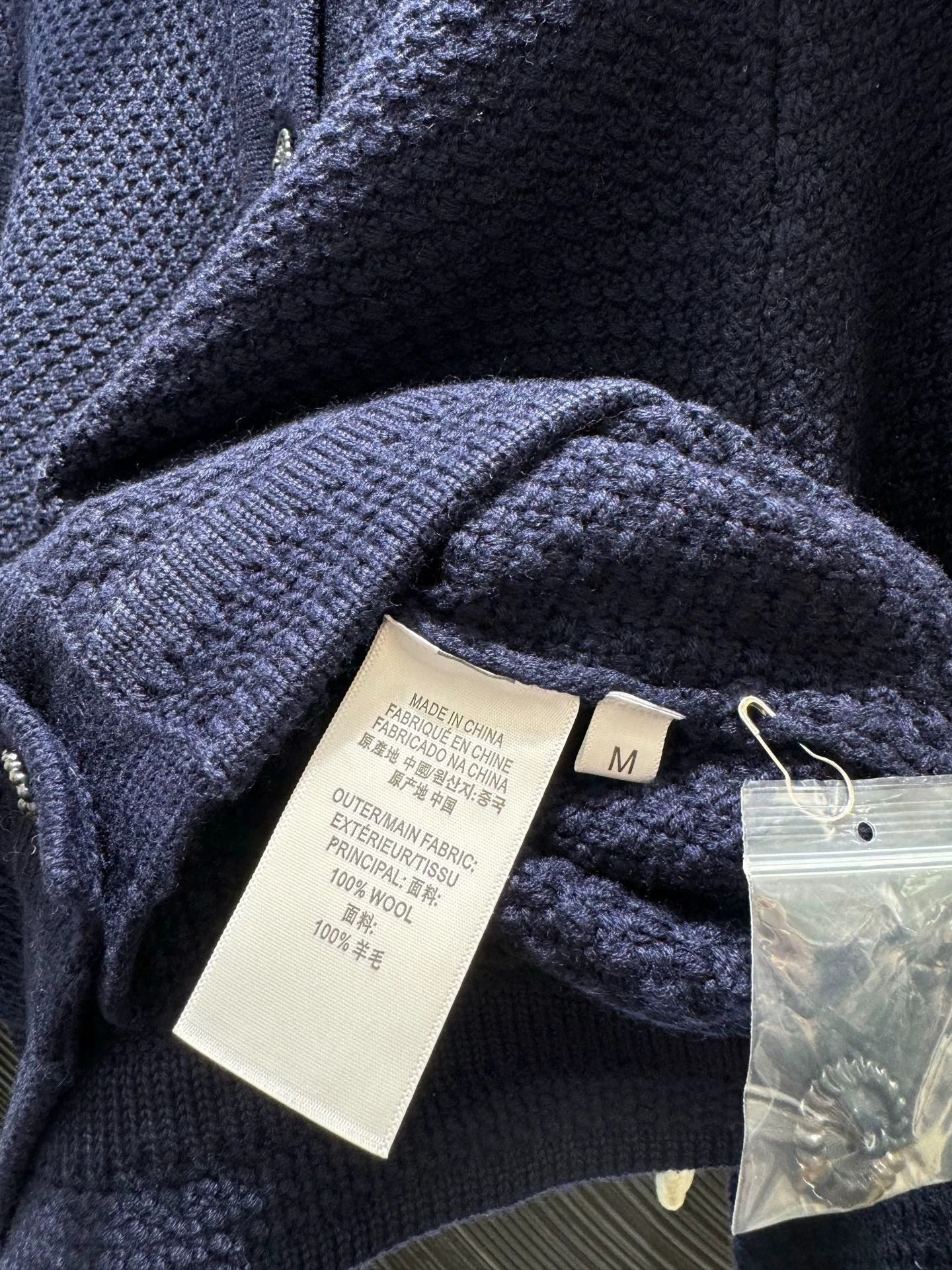 New wool cardigan