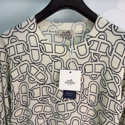 Hermès/26 Early Autumn New Knit Long Sleeve