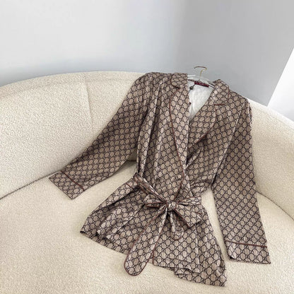 26ss robe-style cardigan + trousers