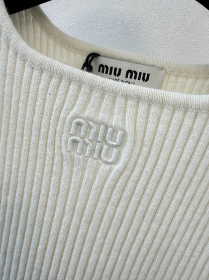 White Knitted Vest
