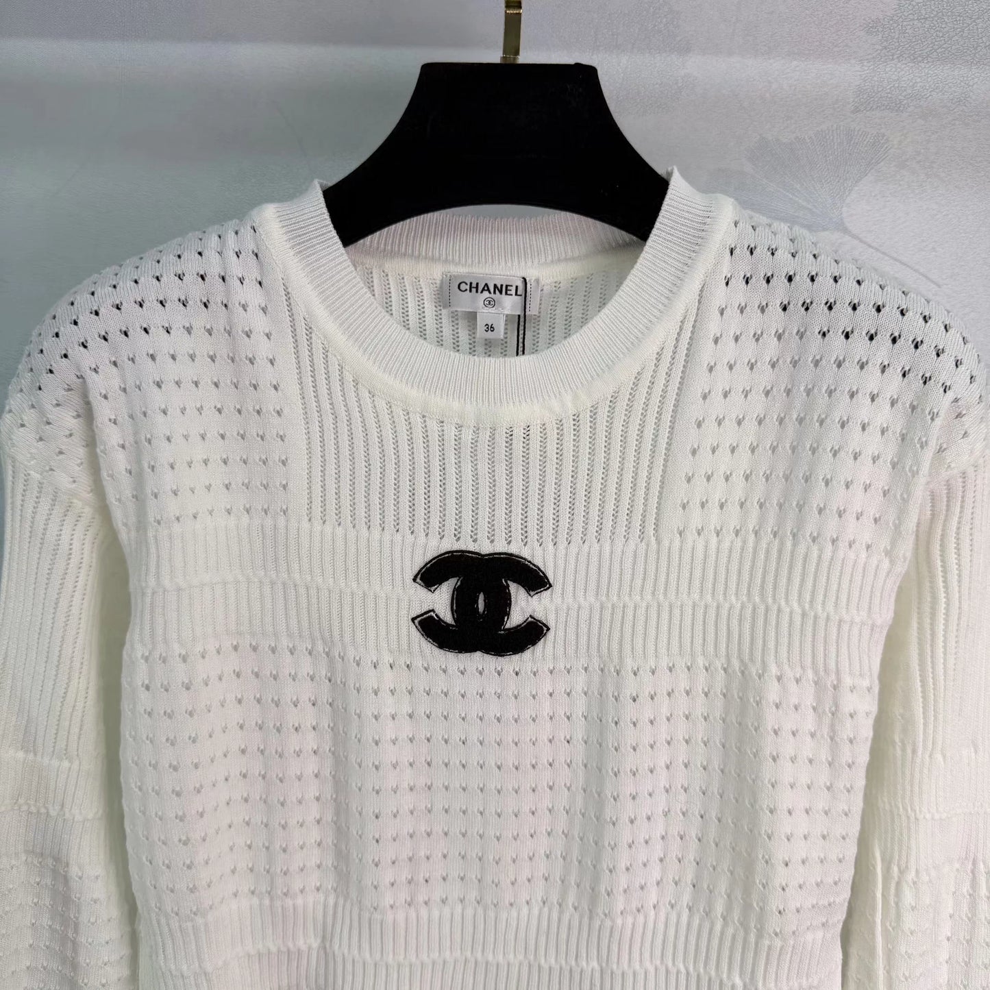 Openwork Knit Sweater