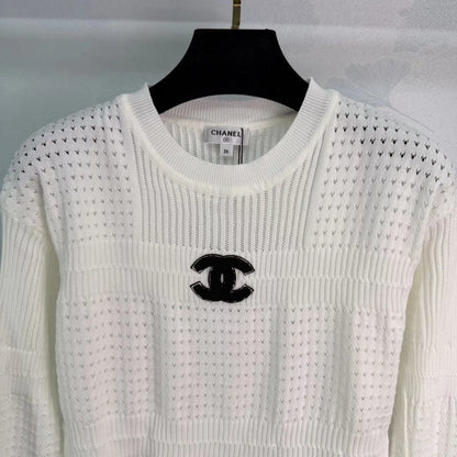 Openwork Knit Sweater
