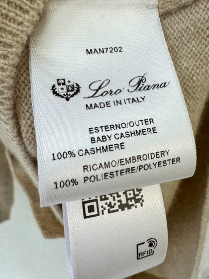 Hollow embroidery cashmere cardigan
