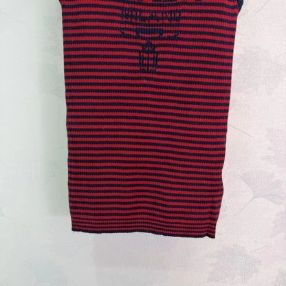 Striped Knit Vest