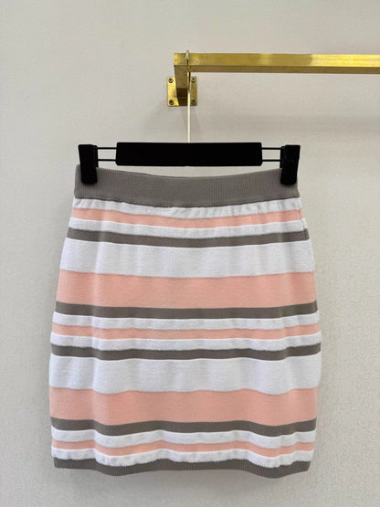 26ss Striped Knit Set