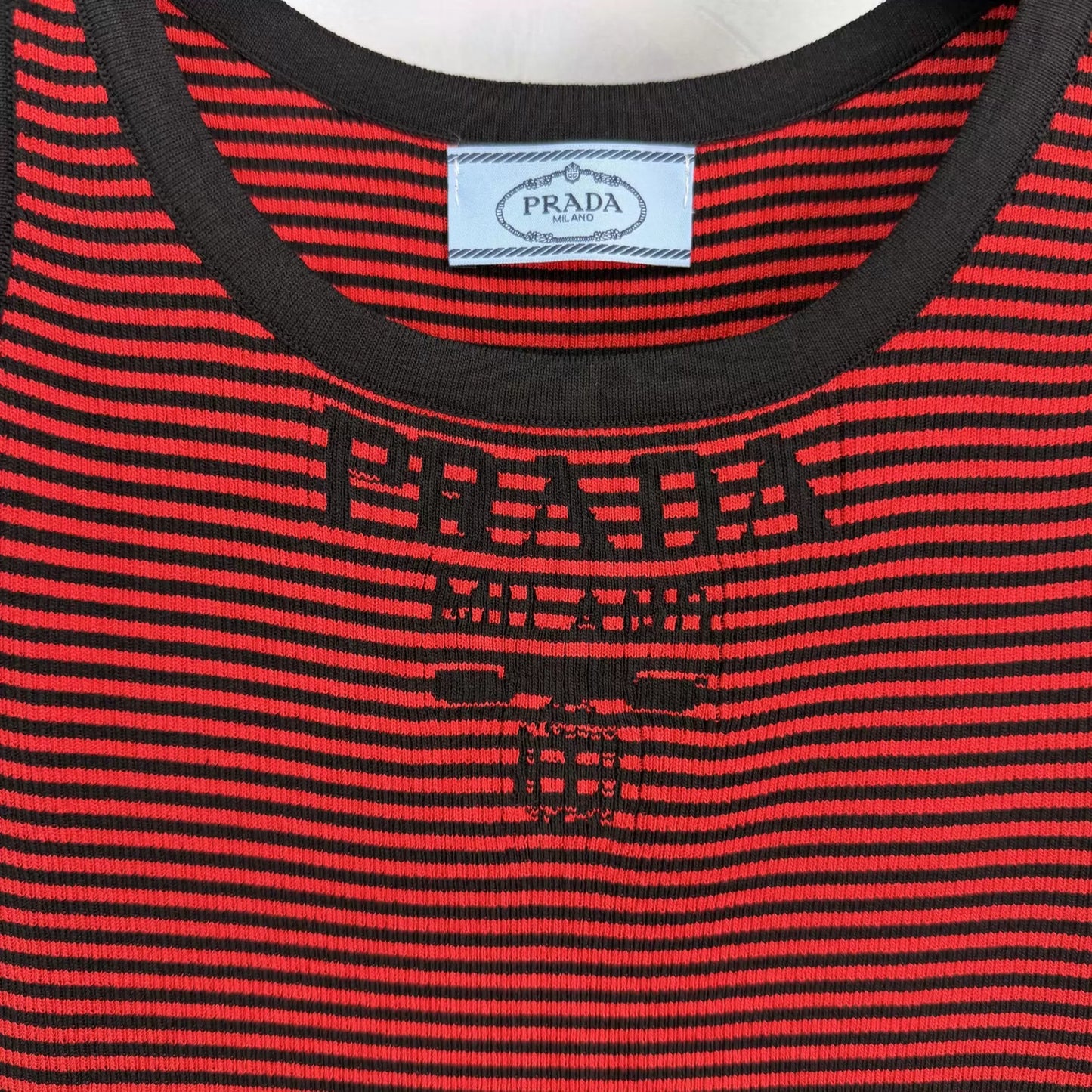 Striped Knit Vest Dress