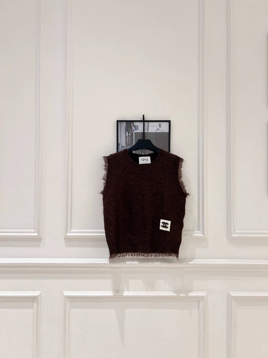 25fw Lightweight knitted vest(vintage series)