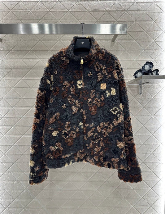 25fw Wear a teddy zipper jacket on both sides