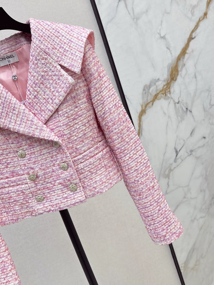 25fw Coarse woolen short jacket