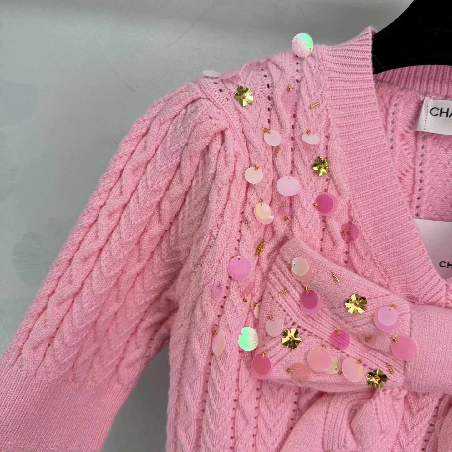 Bow-Tie Knit Sweater